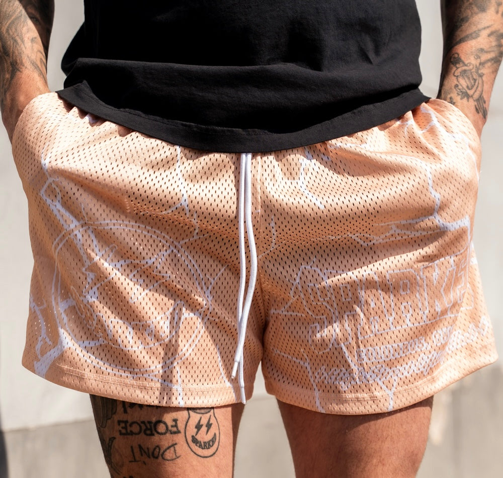 Khaki Lightning Shorts