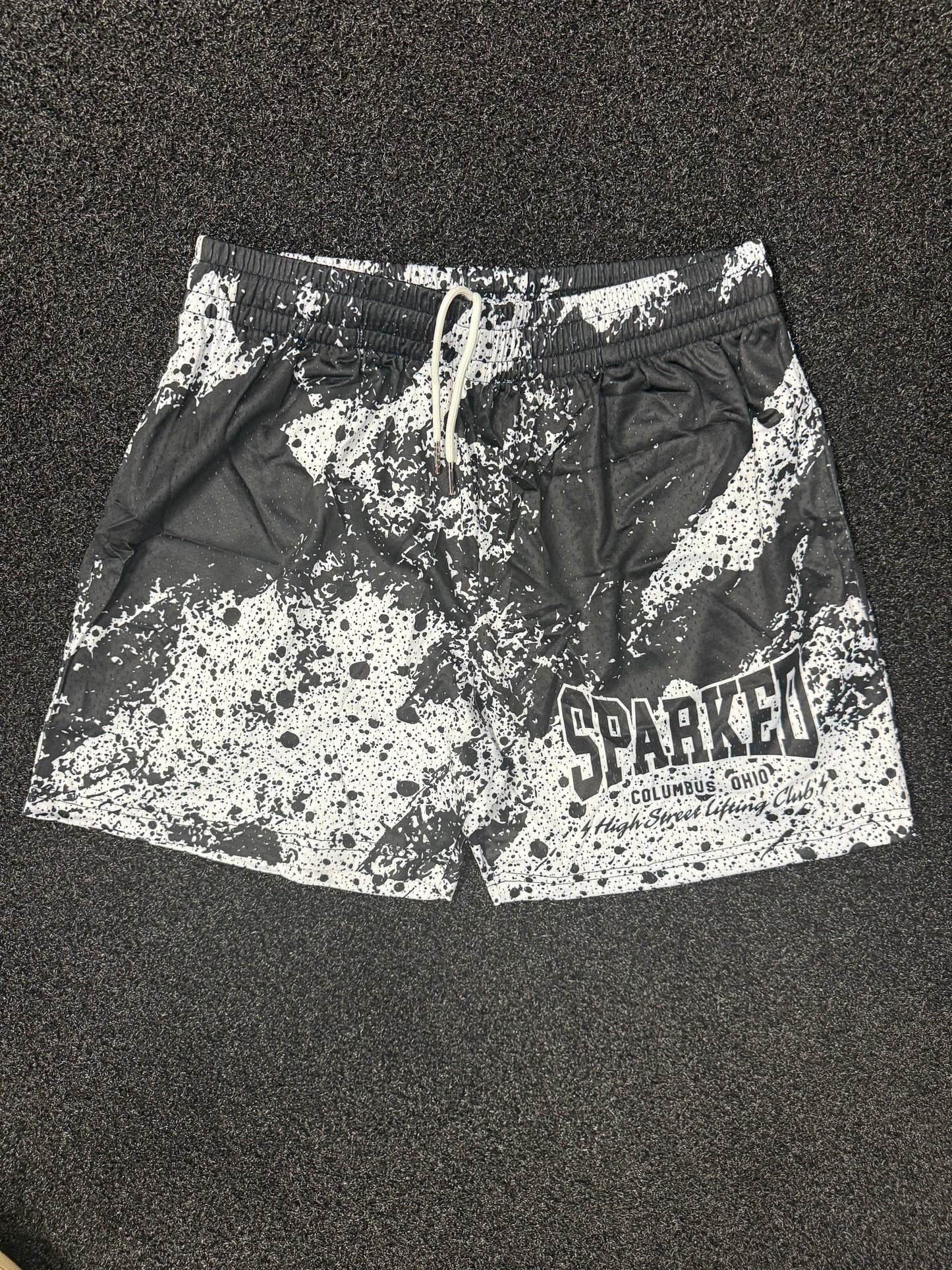 Paint Splatter Shorts