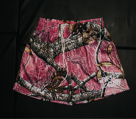 Pink Woodsy Shorts